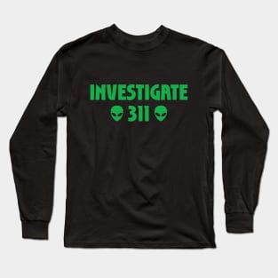 Investigate 311 - Green Long Sleeve T-Shirt